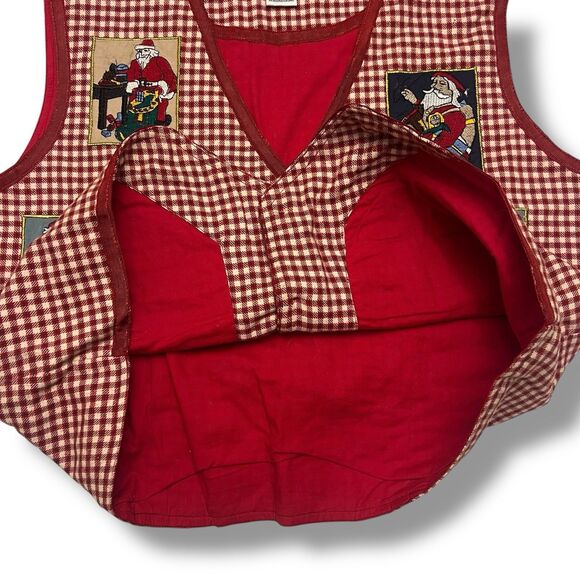 Westbound Christmas Vest LG Santa - Picture 5 of 11